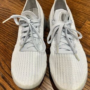 Women’s white Nike vapor max